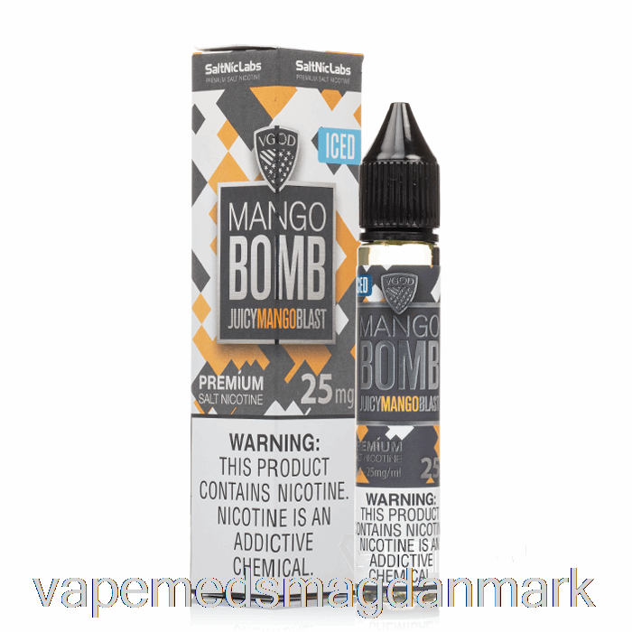 Vape Væske Iced Mango Bombe - Vgod Salt - 30ml 50mg
